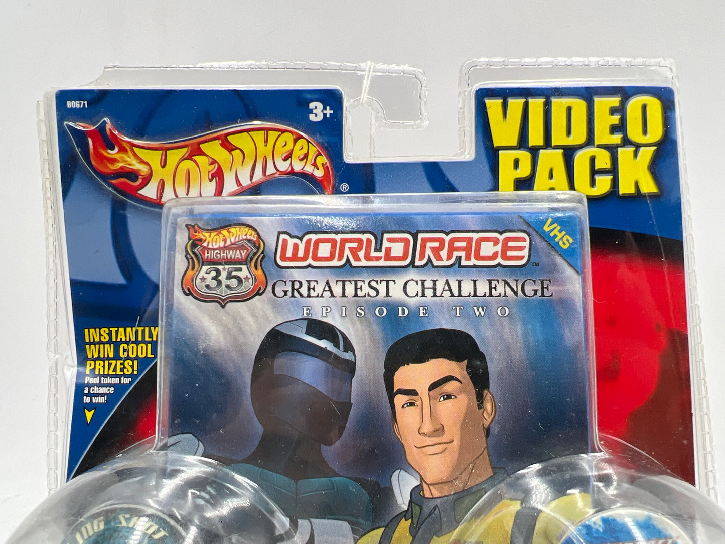 Hot Wheels Highway 35 World Race Video VHS Pack Sling Shot & Backdraft VHTF Bad Package