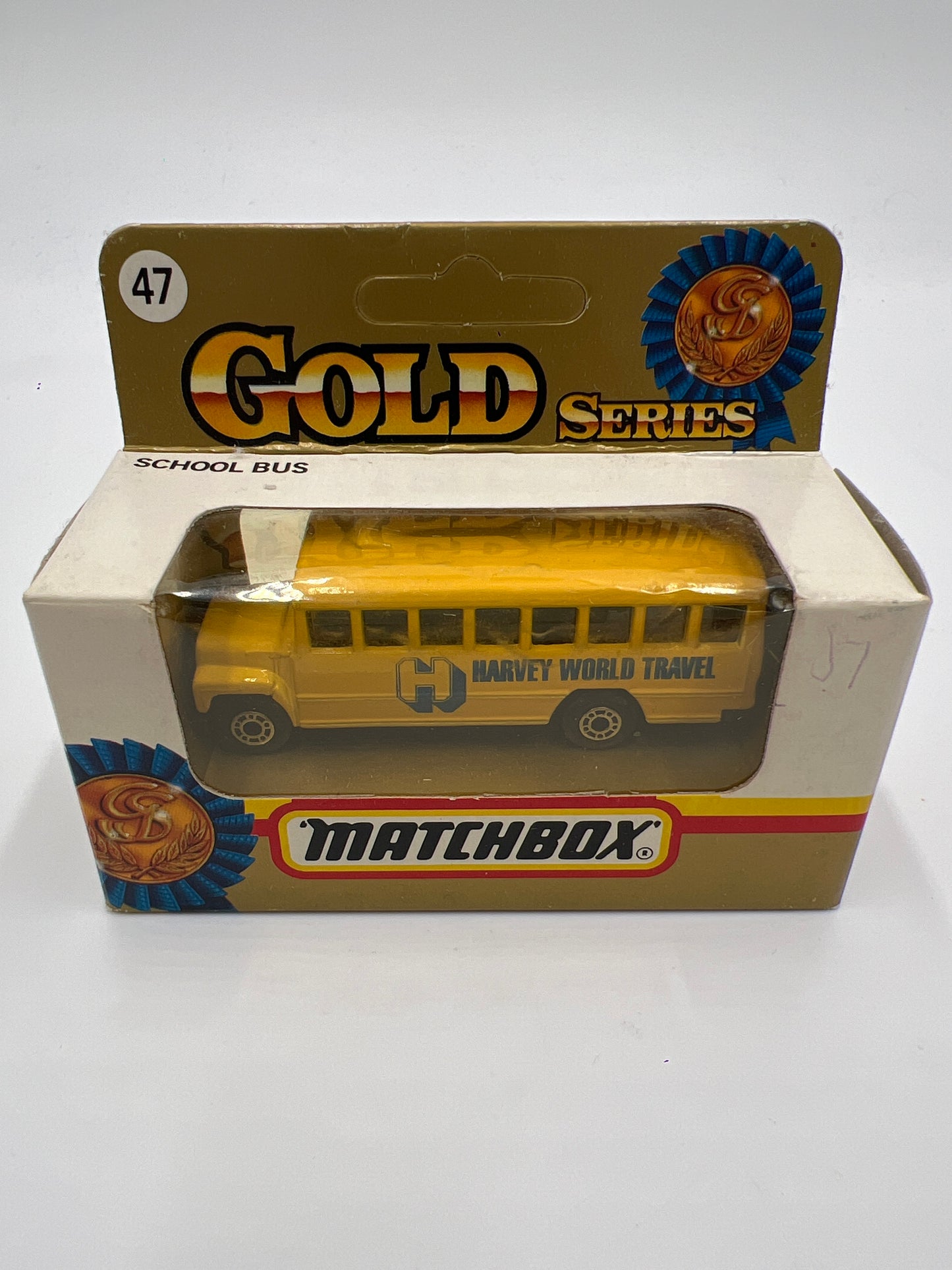 Matchbox Unpunched Gold Series #47 School Bus Yellow