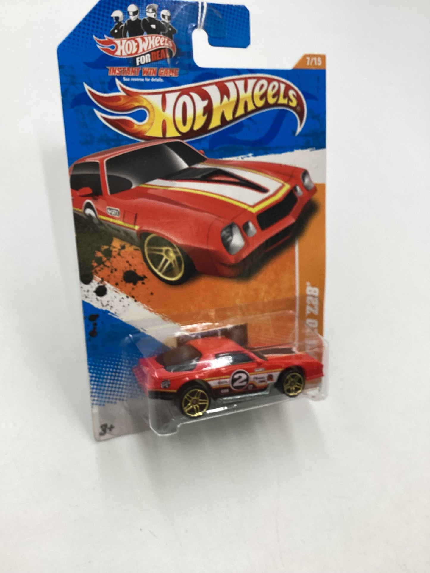 2011 Hot wheels #072 Red Camaro Z28 17H