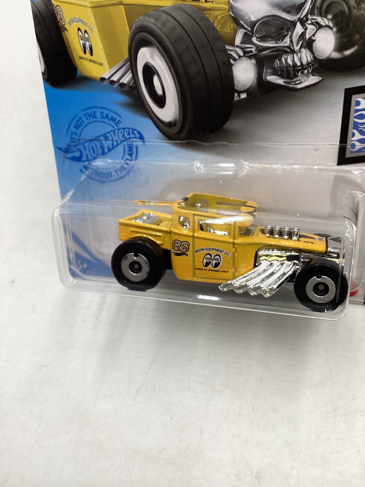 2021 hot wheels #161 Bone Shaker Yellow Mooneyes 53C