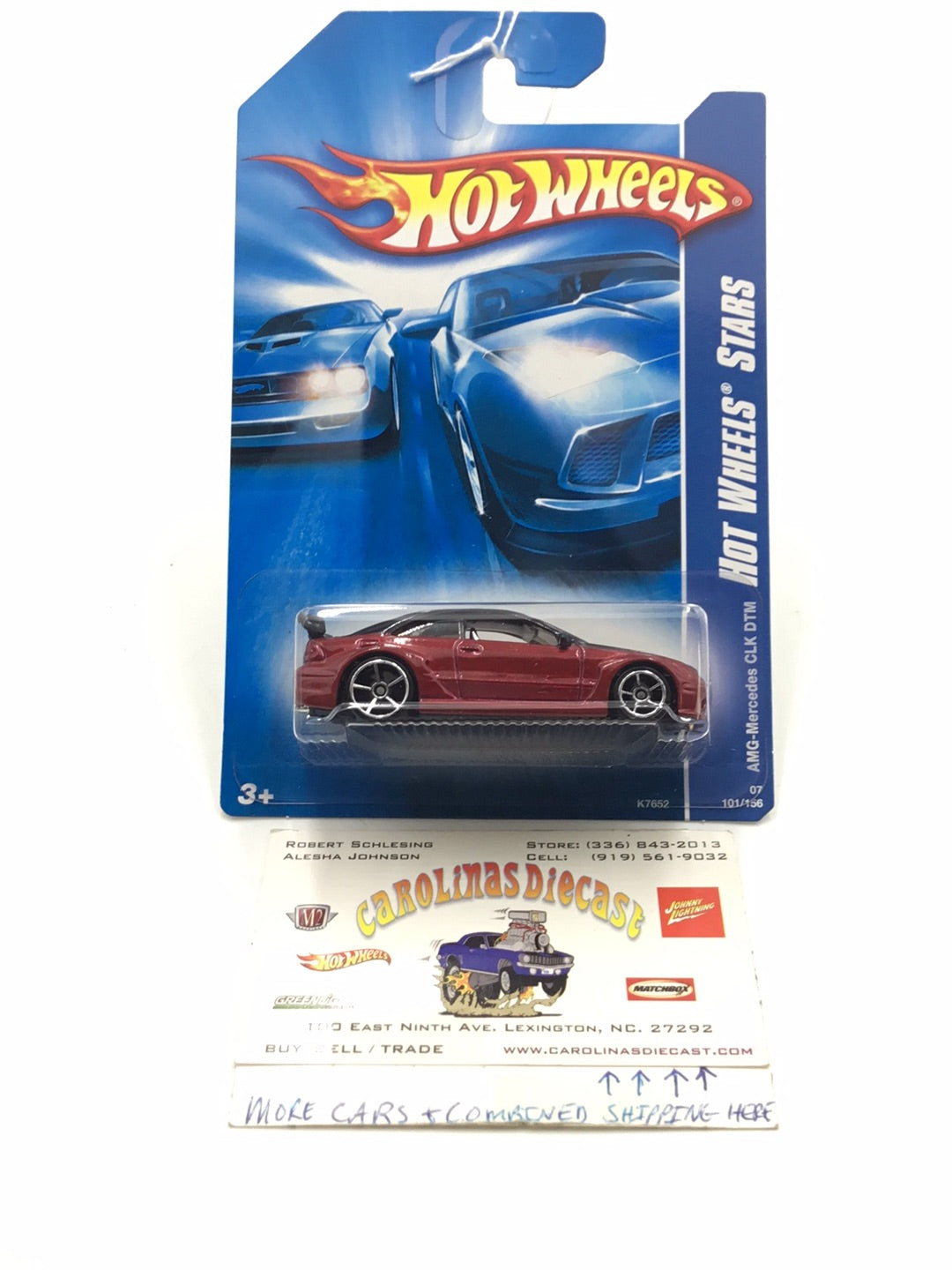 2007 Hot Wheels #101 AMG Mercedes CLK DTM OO4