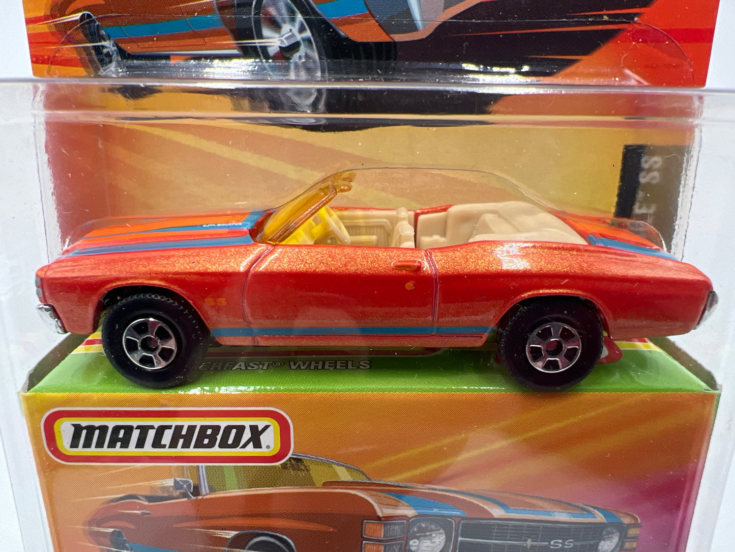 Matchbox Streakers #9 1971 Chevrolet Chevelle SS Orange 172i