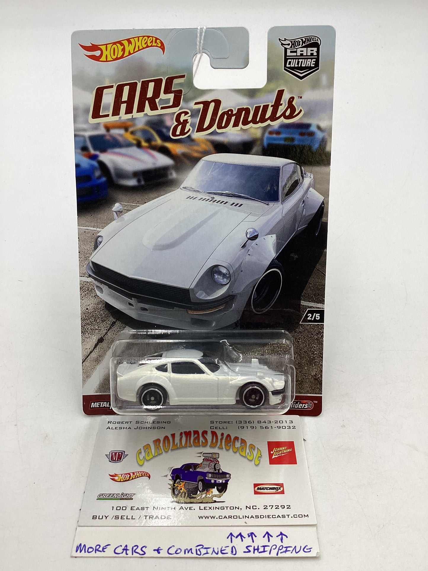 Hot wheels 2017 Cars & Donuts 2/5 Custom Datsun 240Z 245M