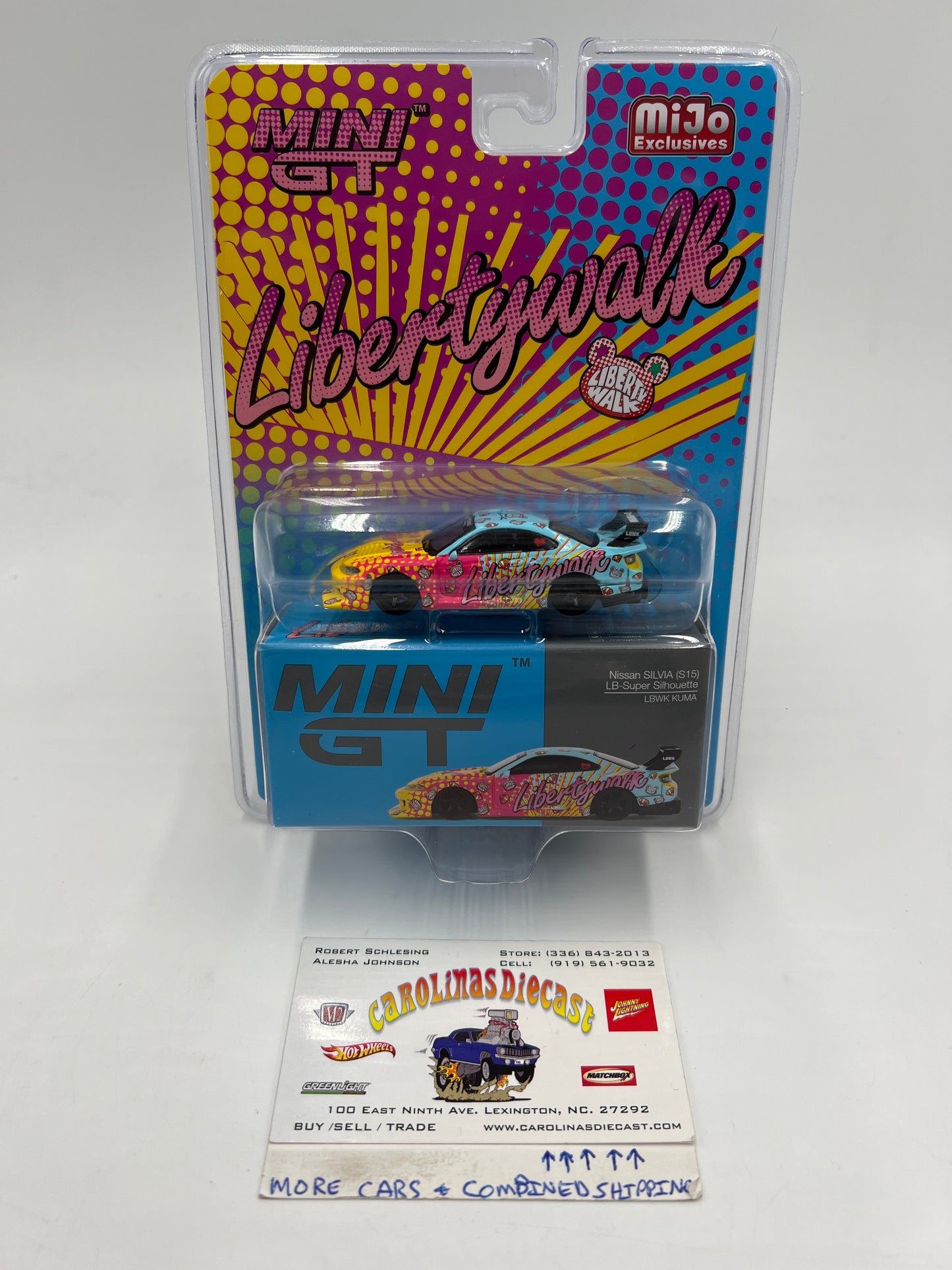 Mini GT Mijo Exclusives Libertywalk #743 Nissan Silvia S15 LB-Super Silhouette LBWK Kuma