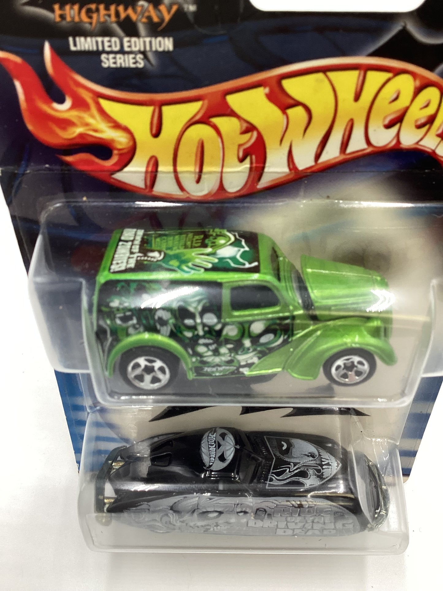 2002 Hot Wheels Halloween Highway Phantom Corsair & Anglia Panel SR