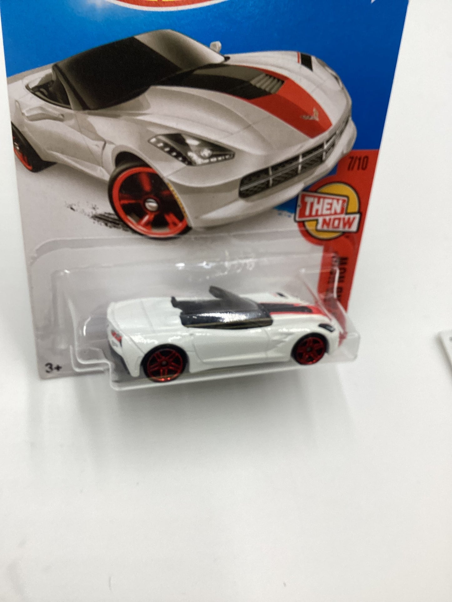 2016 Hot Wheels #107 14 Corvette Stingray White 5B