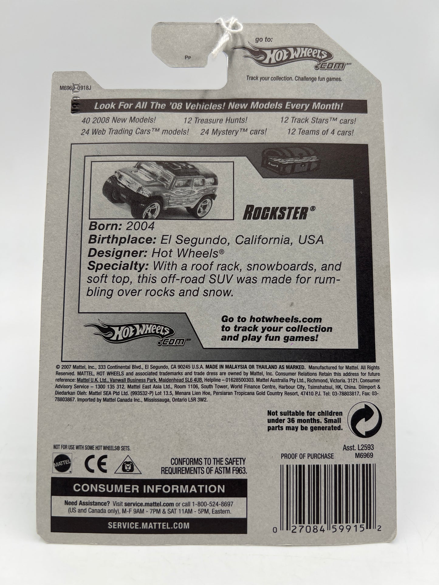 2008 Hot Wheels Treasure Hunts #163 Rockster Green