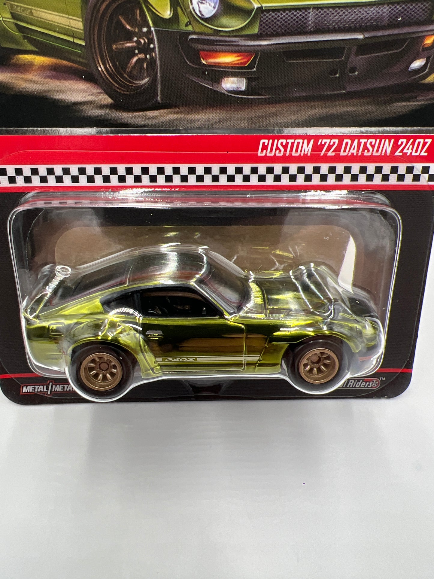 2025 Hot Wheels RLC Exclusive Custom 72 Datsun 240Z Green W/Protector