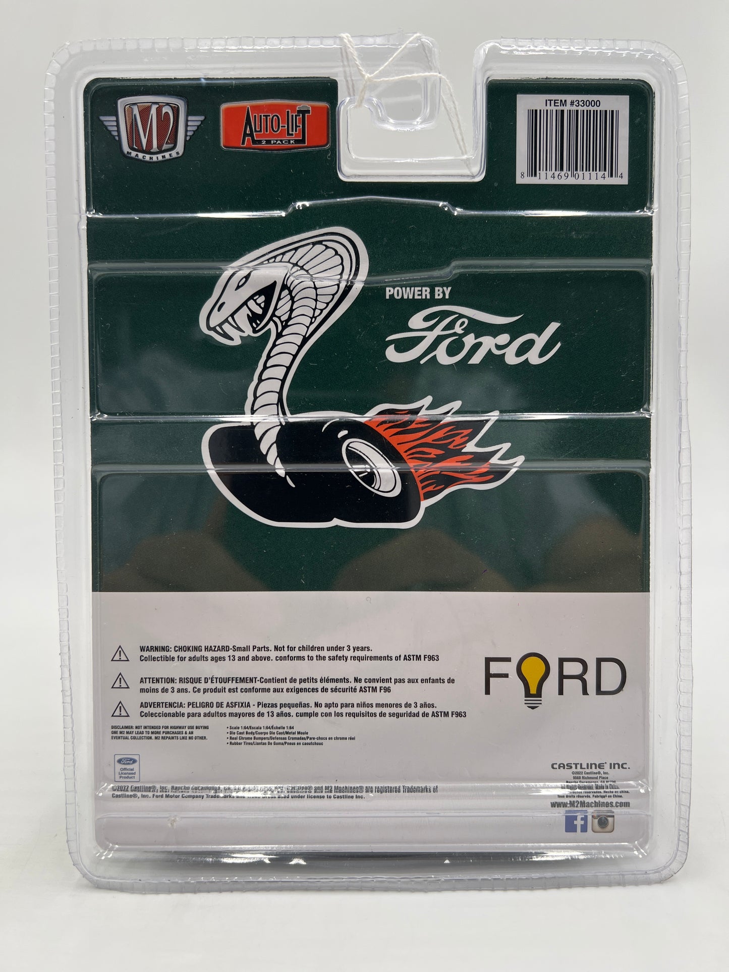 M2 Machines Auto-Lift 2 Pack CHASE 1970 Ford Torino Cobra R24