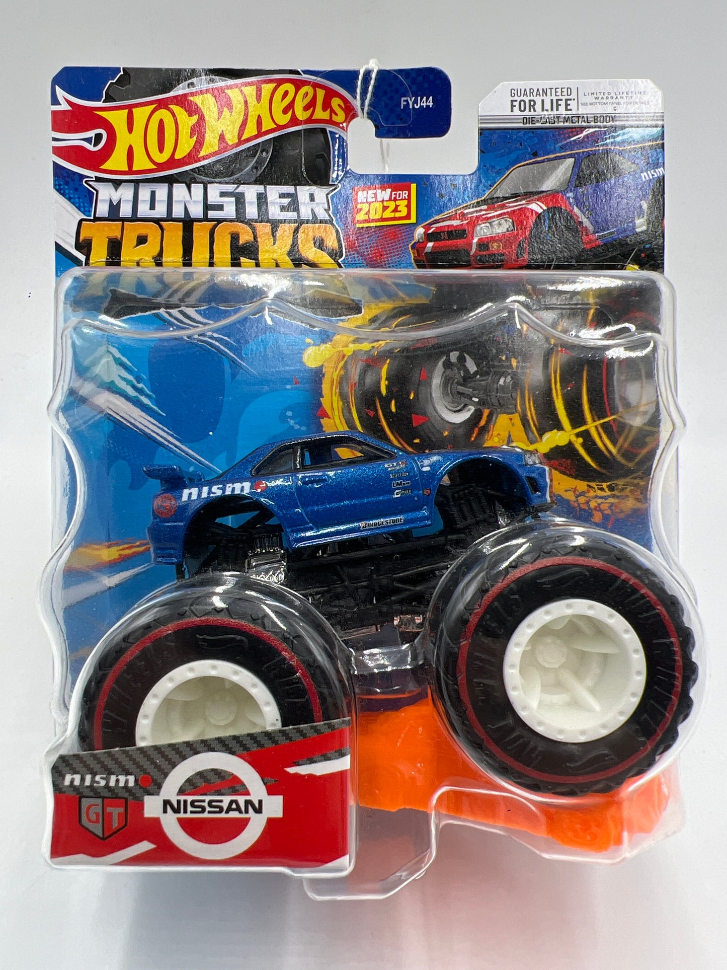 2023 Hot Wheels Monster Trucks Treasure Hunt Nissan Skyline GT-R R34 Nismo R-Tune Blue
