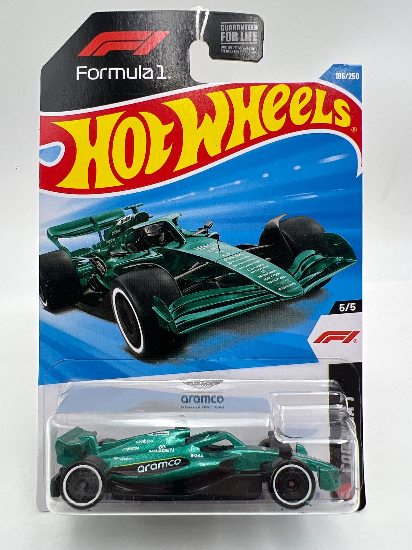2026 Hot Wheels K Case #185 Formula 1 Aston Martin Aramco