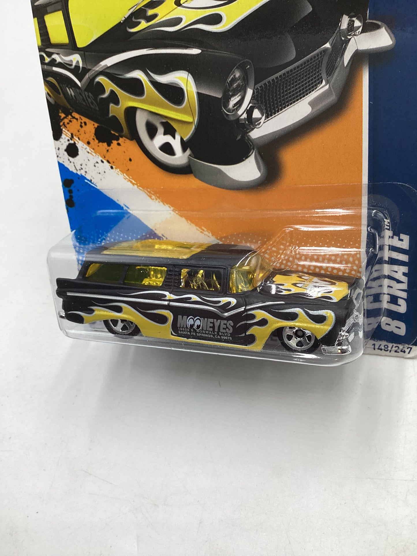 2012 Hot Wheels HW Performance #148 8 Crate Mooneyes Black 11G