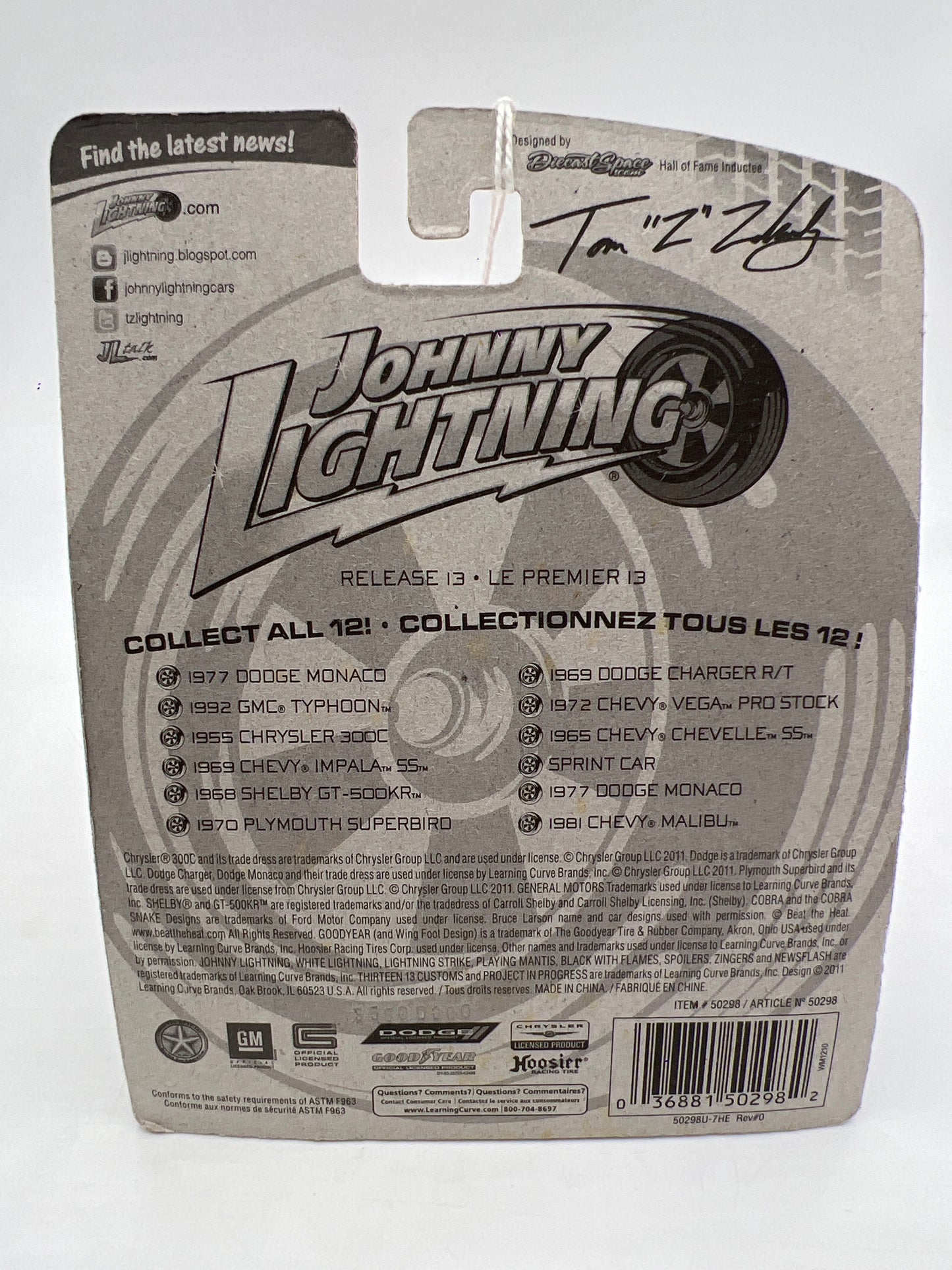 Johnny Lightning 2011 Editions #13 1969 Dodge Charger R/T Gray 223F