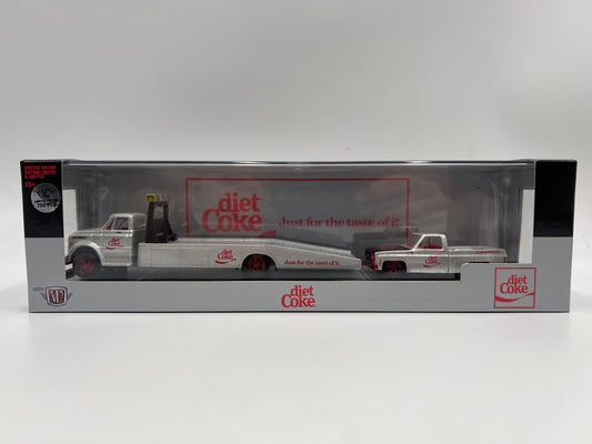 M2 Machines Auto Haulers CHASE Diet Coke 1968 Chevrolet C60 Truck & 1979 Chevrolet Silverado TW16