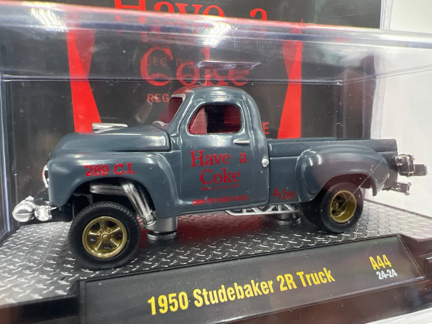M2 Machines Coca Cola 1950 Studebaker 2R Truck Gray A44 197C