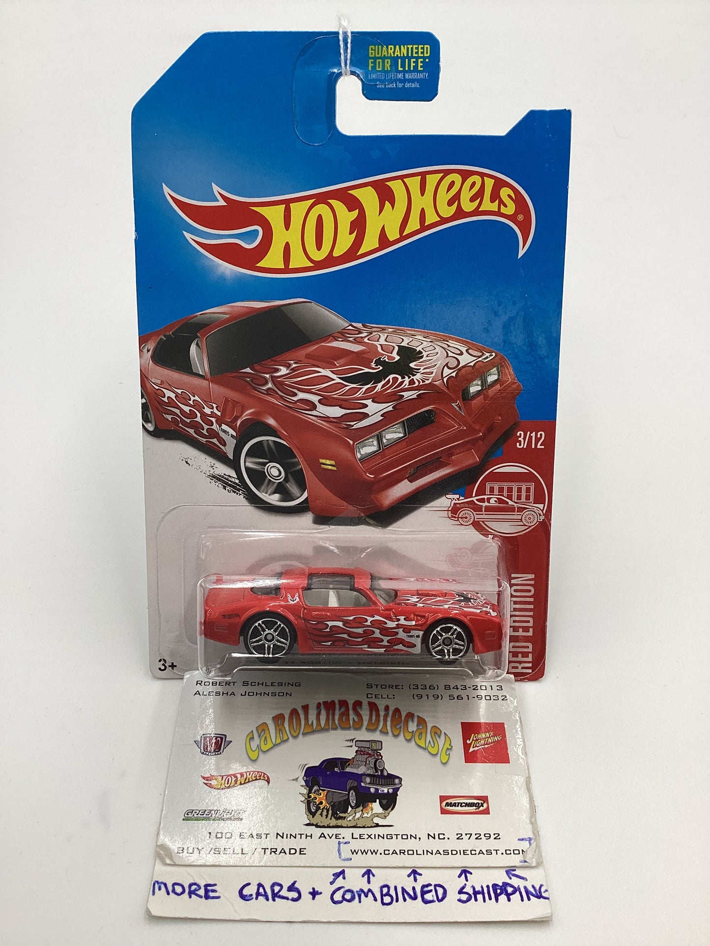 2017 Hot Wheels Target Red Edition #3 77 Pontiac Firebird Red