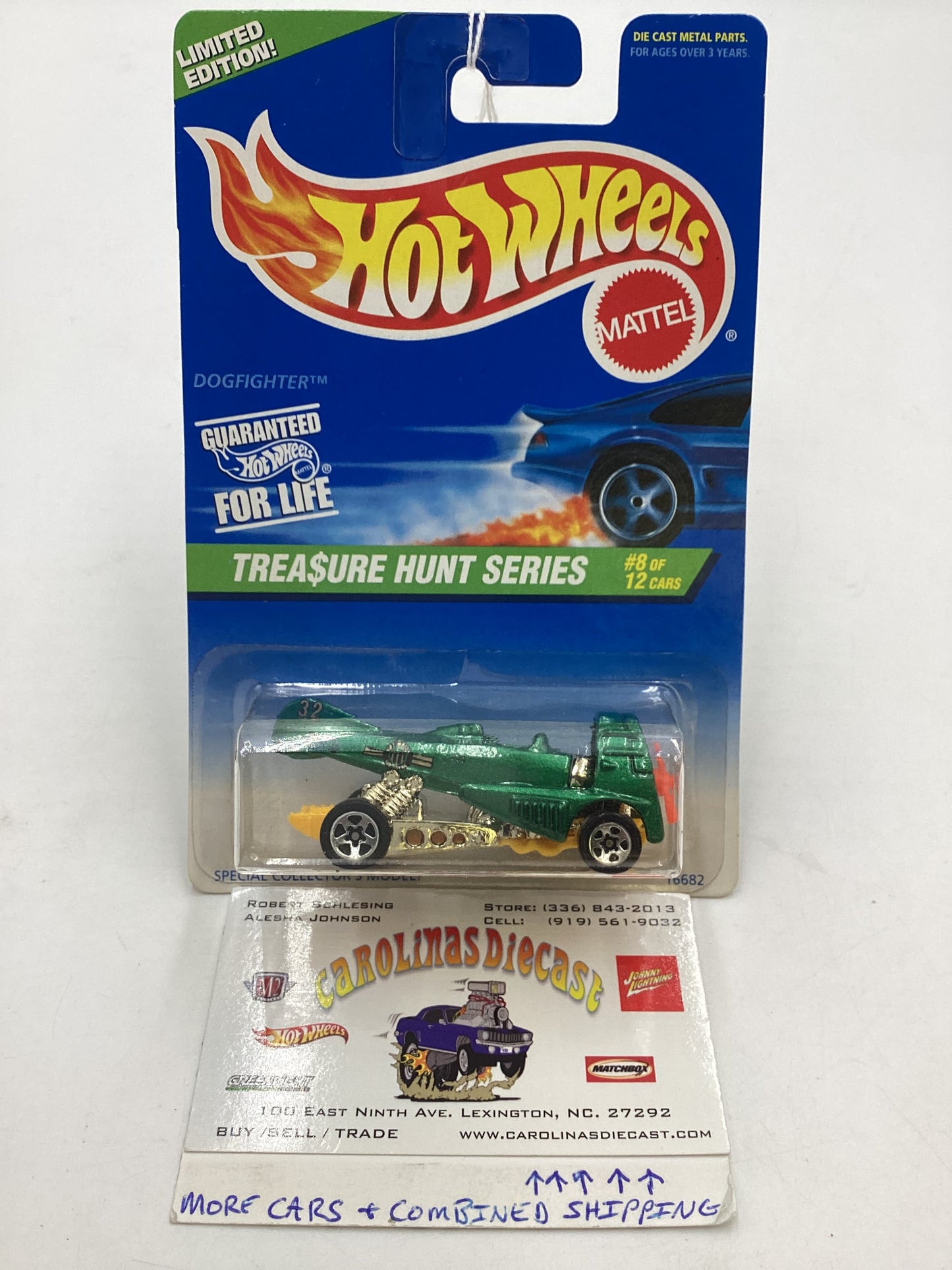 1997 Hot Wheels Treasure Hunt 8/12 Dogfighter #585 274C