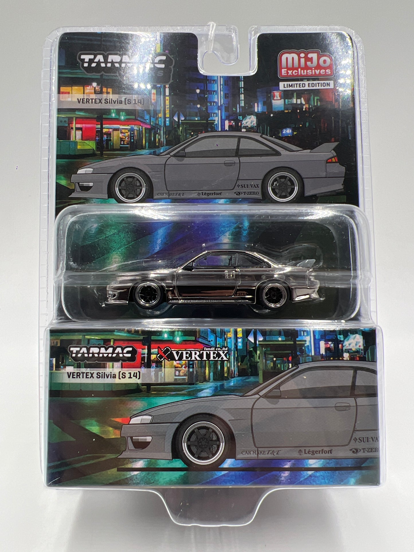 Tarmac Works Mijo Exclusives CHASE Vertex Nissan Silvia S14