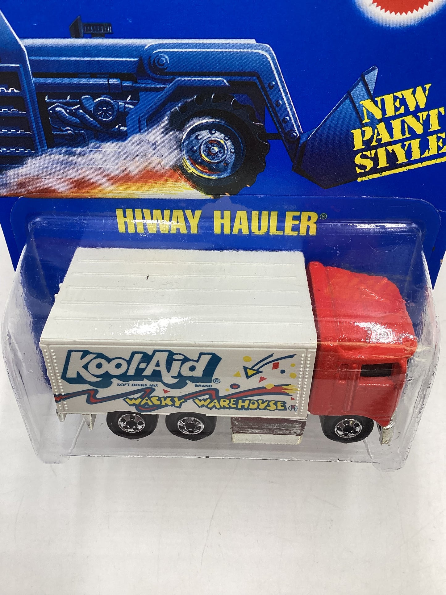 Hot Wheels Blue Card Collector No. 142 Hiway Hauler Kool-Aid BW Wheels