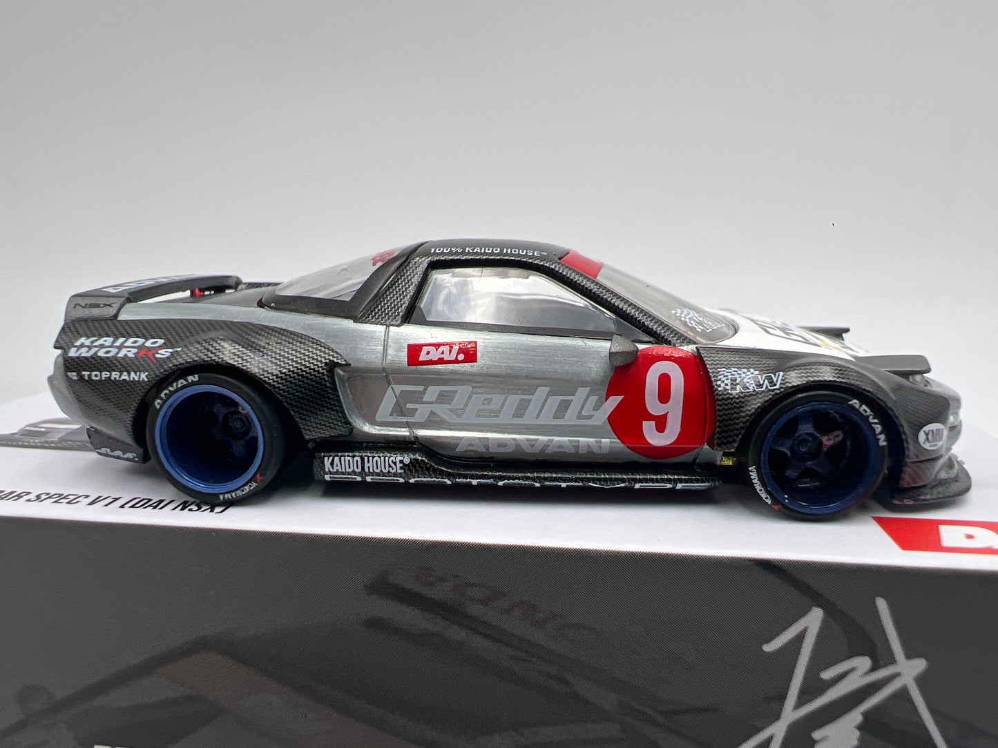 Mini GT Kaido House #190 CHASE Honda NSX Kaido Test Car Spec V1 DAI NSX GReddy