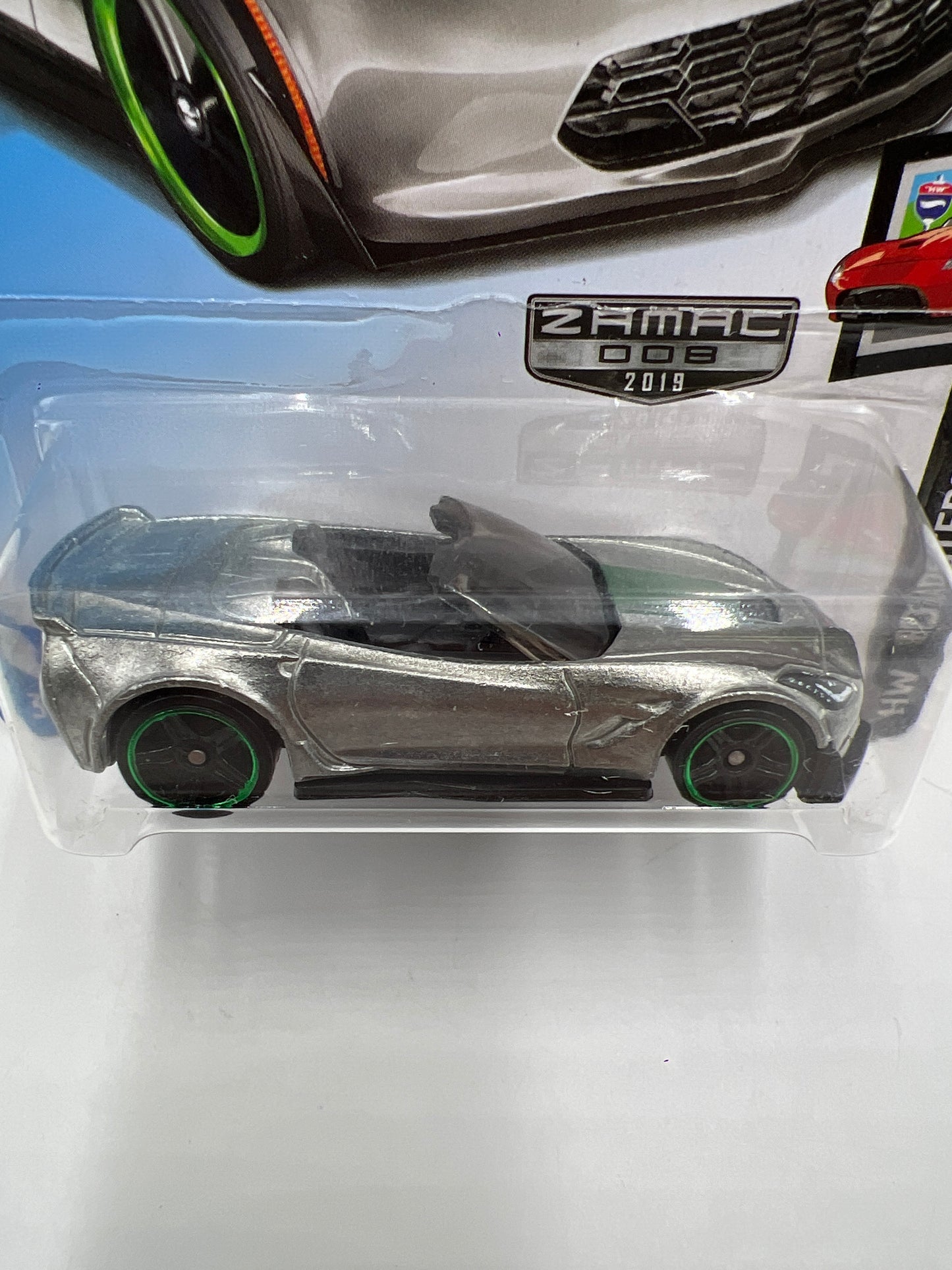 2019 Hot Wheels Factory Sealed Zamac 008 #95 Corvette C7 Z06 Convertible 143B