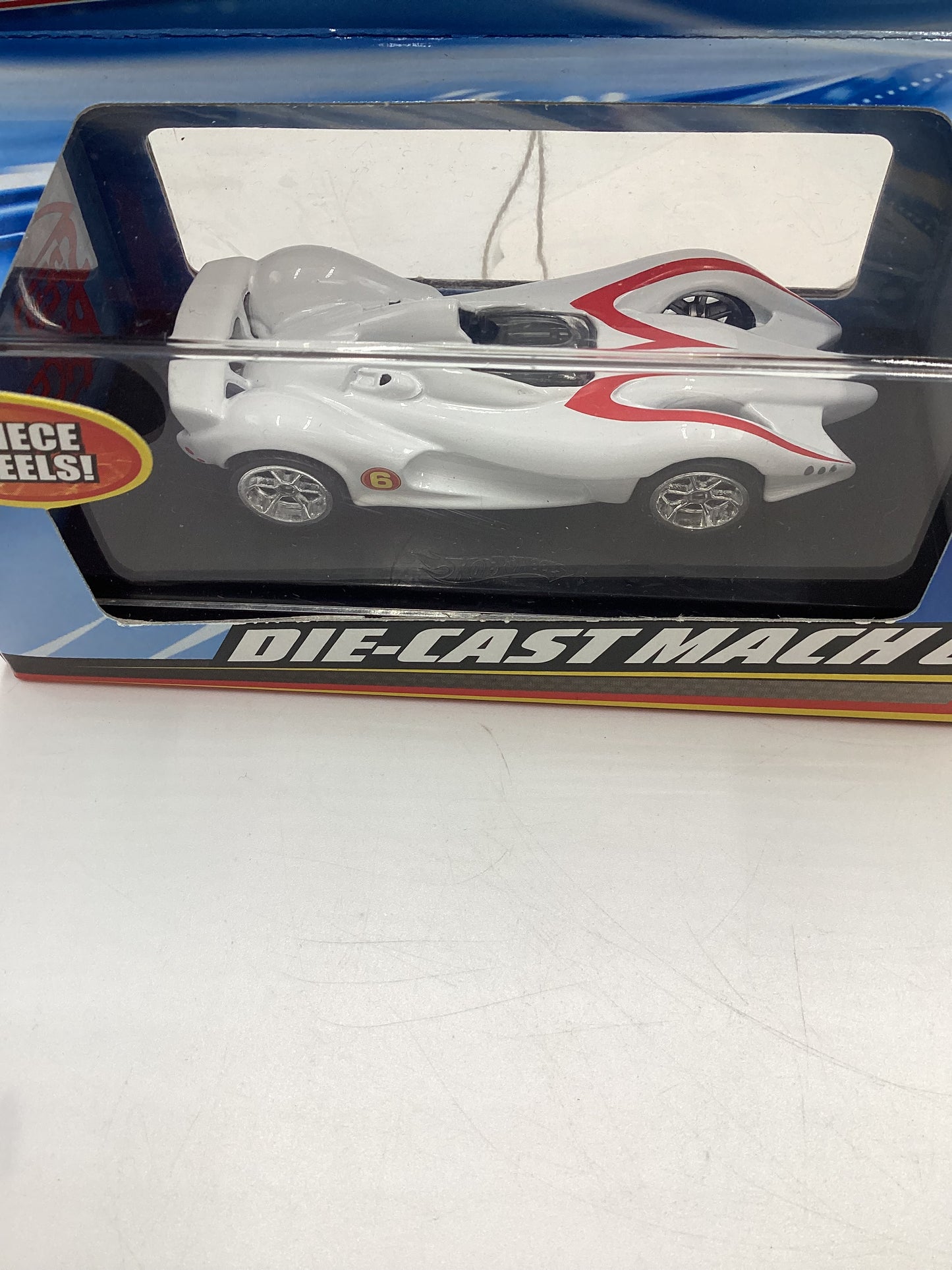 Hot Wheels Speed Racer Die-cast Mach 6 White VHTF