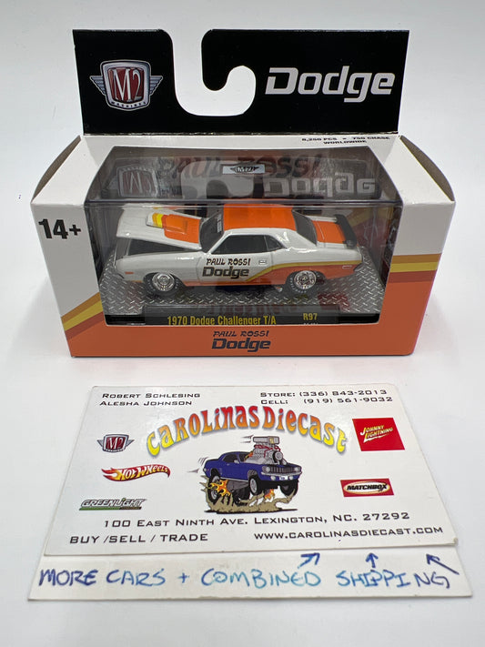 M2 Machines Paul Rossi 1970 Dodge Challenger T/A R97