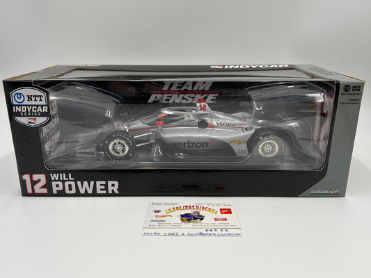 Greenlight 1:18 NTT Indycar Series Will Power #12 Team Penske Silver