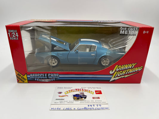 Johnny Lightning 1:24 Scale White Lightning Chase Muscle Cars 1970 Pontiac Firebird Trans Am Blue VHTF