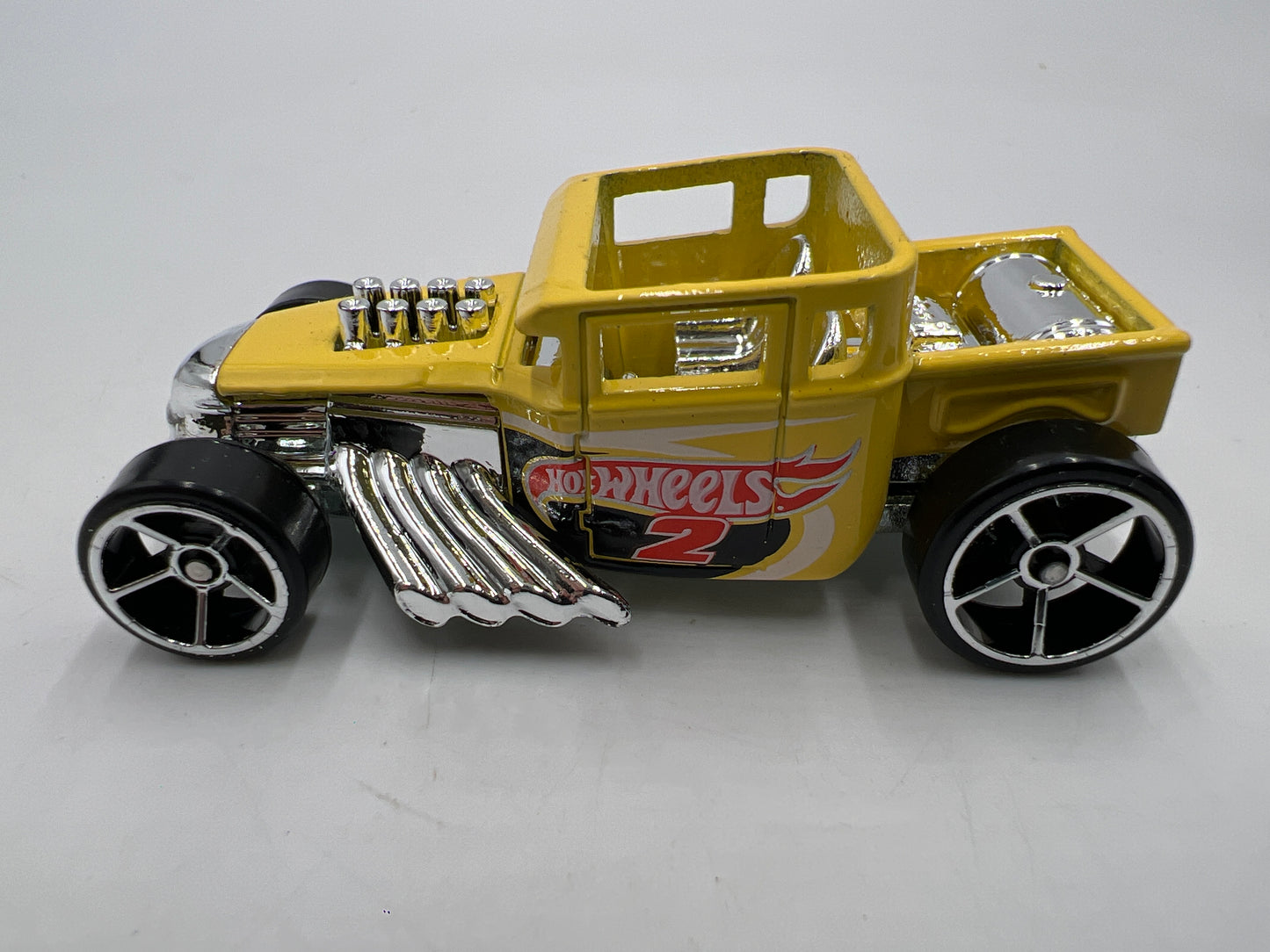 2015 Hot Wheels Mystery Models Series 1 #4 Bone Shaker Yellow