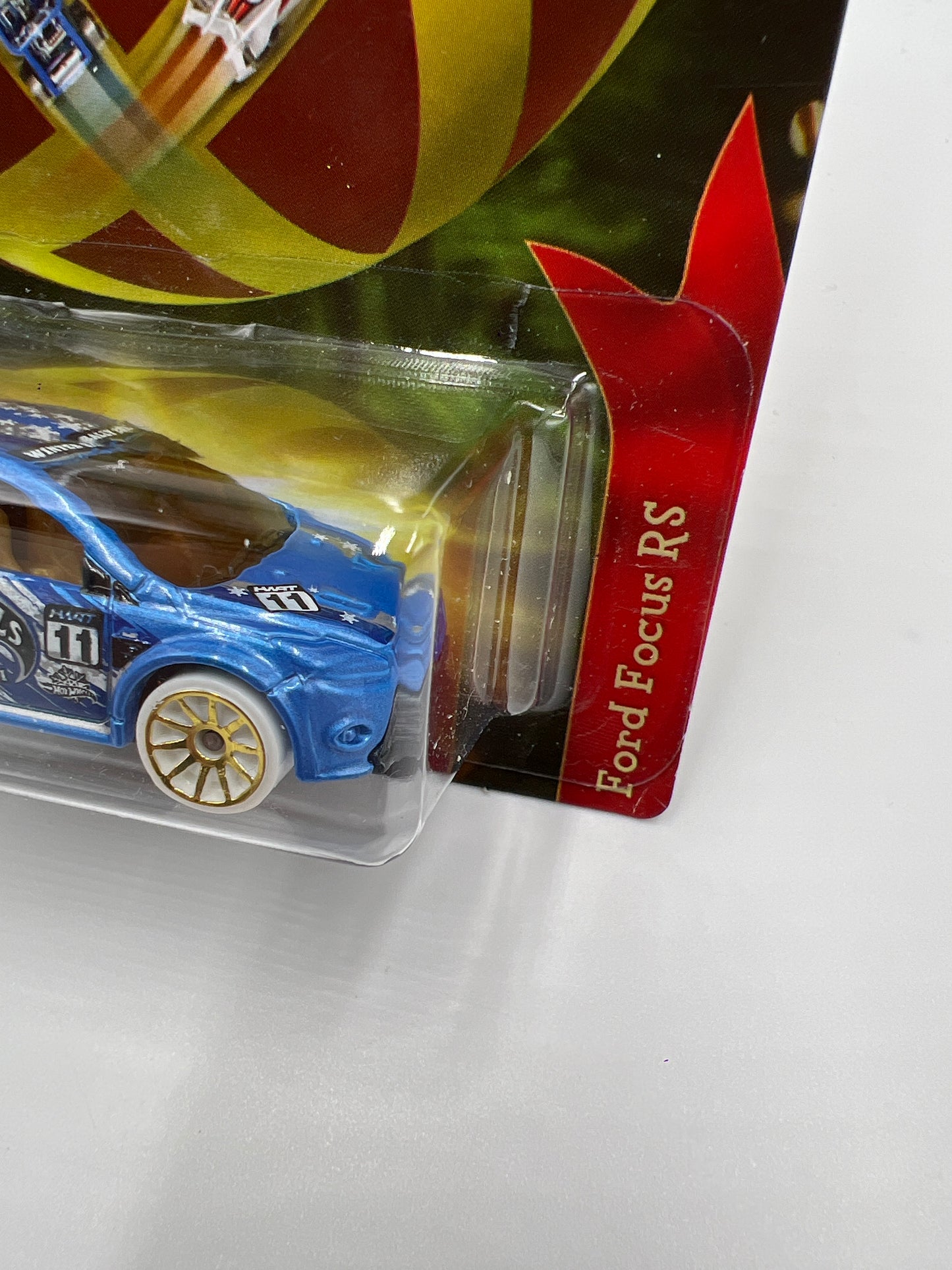 Hot Wheels Holiday Hot Rods Ford Focus RS Blue 160O