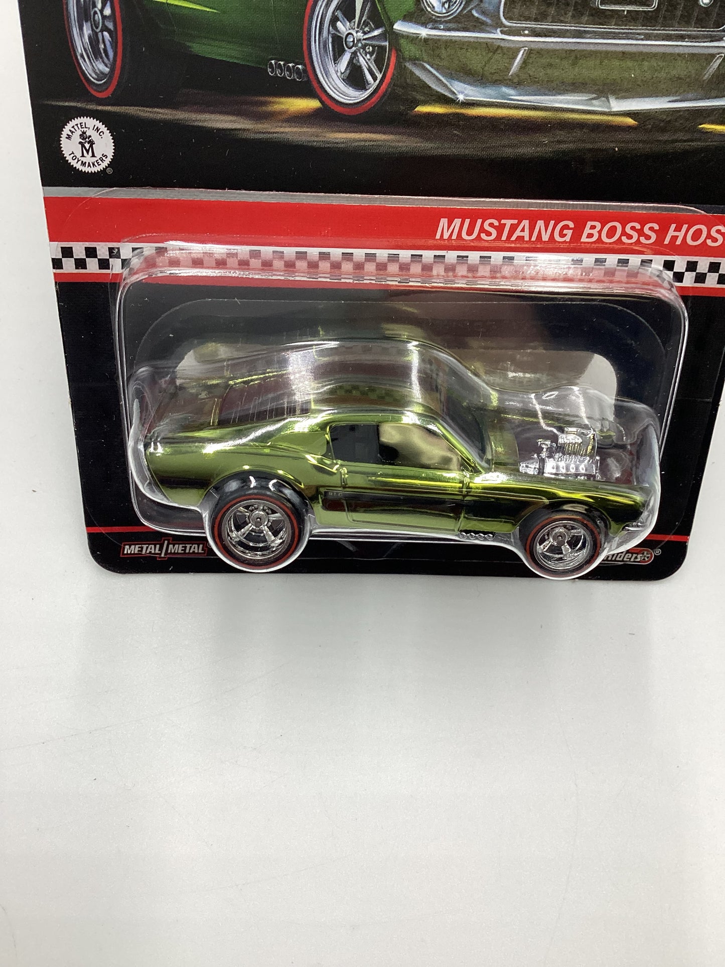 2022 Hot wheels RLC Mustang Boss Hoss Olive Green 01088/30000 with protector