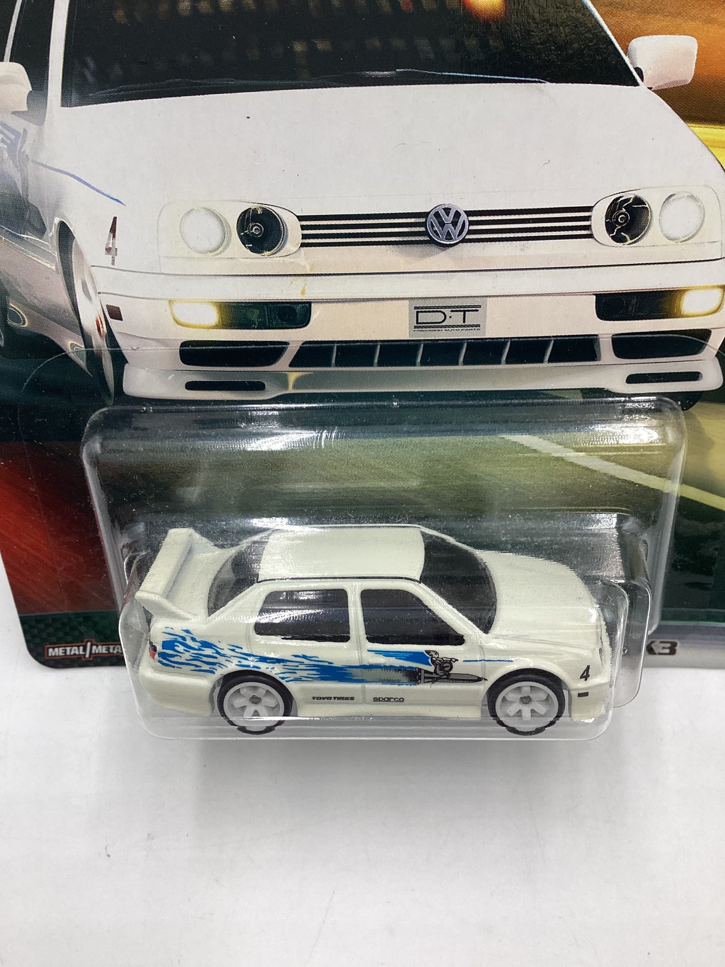 Hot Wheels Fast and furious Original Fast 4/5 #4 Volkswagen Jetta MK3 W/ protector