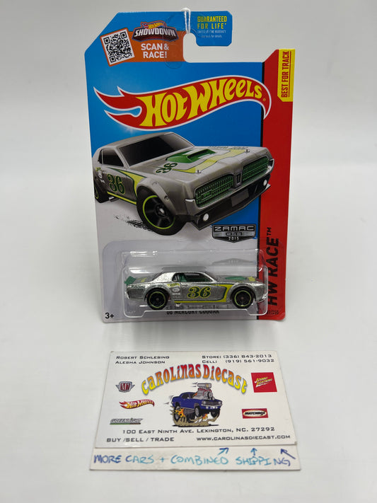 2015 Hot Wheels Walmart Exclusive Zamac 11 #181 68 Mercury Cougar 148G
