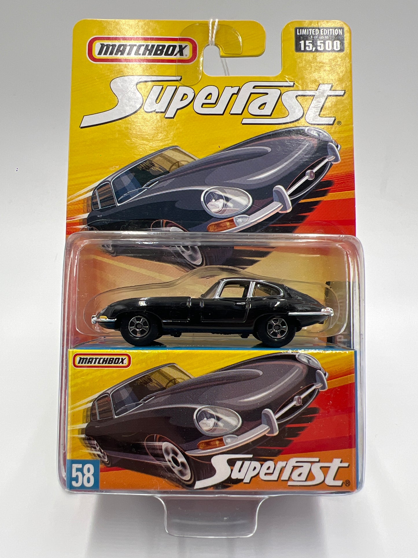 Matchbox Superfast #58 1961 Jaguar E-Type Coupe Black