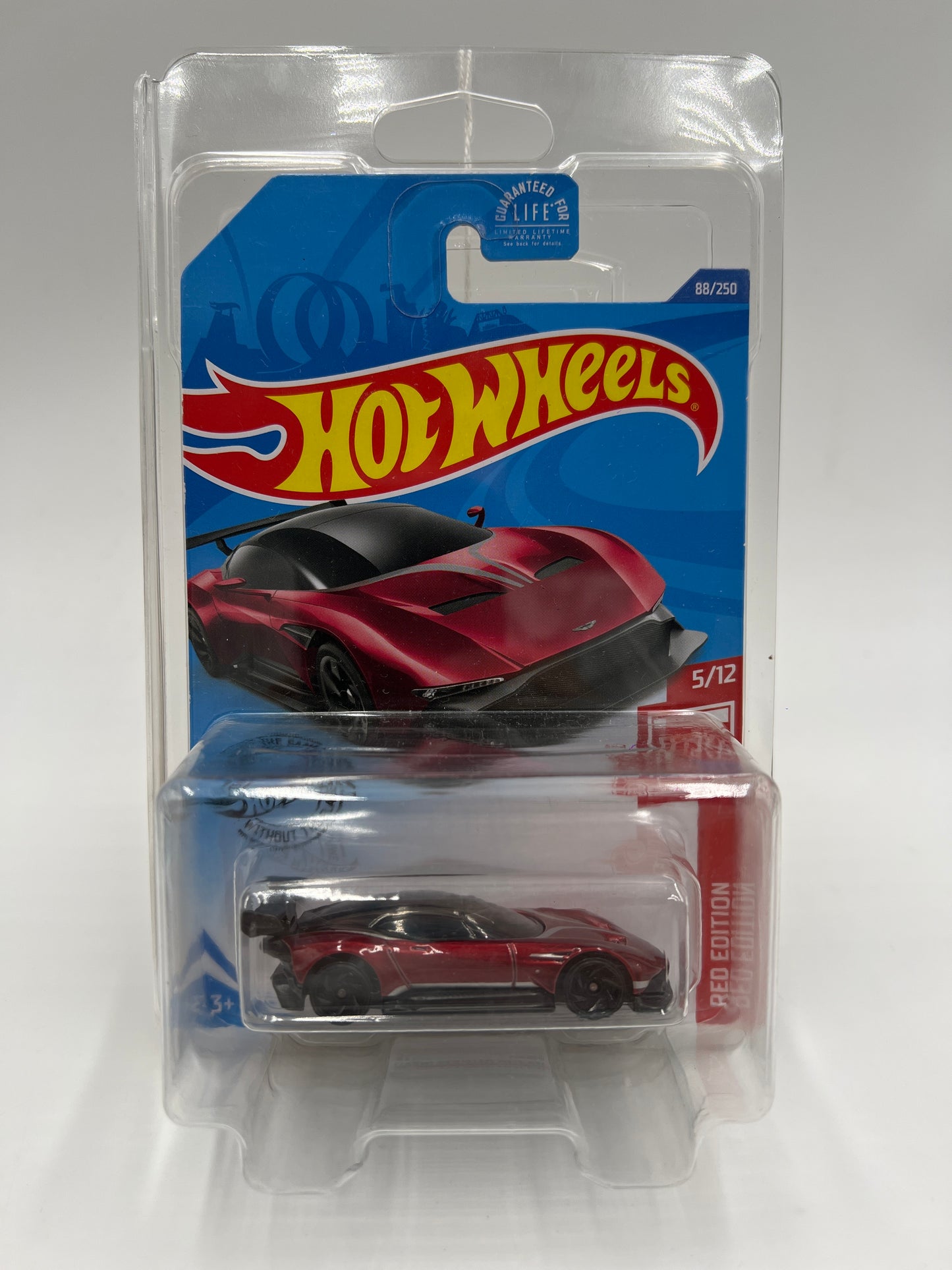2020 Hot Wheels Target Exclusive Red Edition #88 Aston Martin Vulcan Red W/Protector
