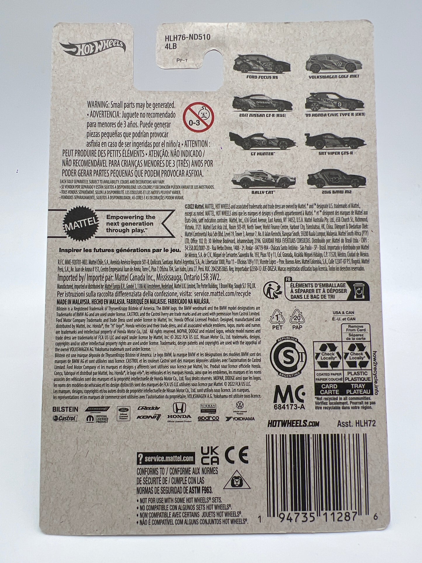 Hot Wheels Neon Speeders #4 99 Honda Civic Type R EK9 158E