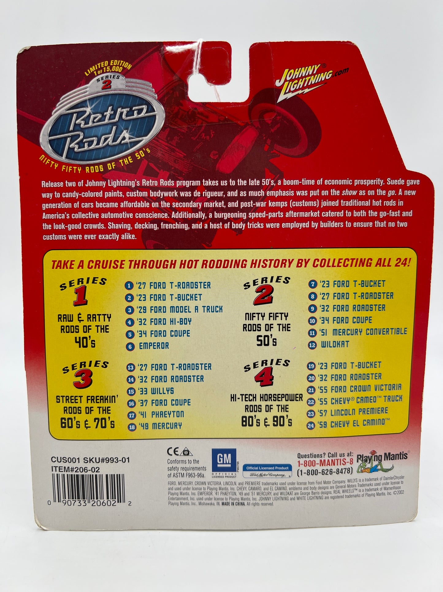 Johnny Lightning Retro Rods Series 2 #9 32 Ford Roadster Green 231F