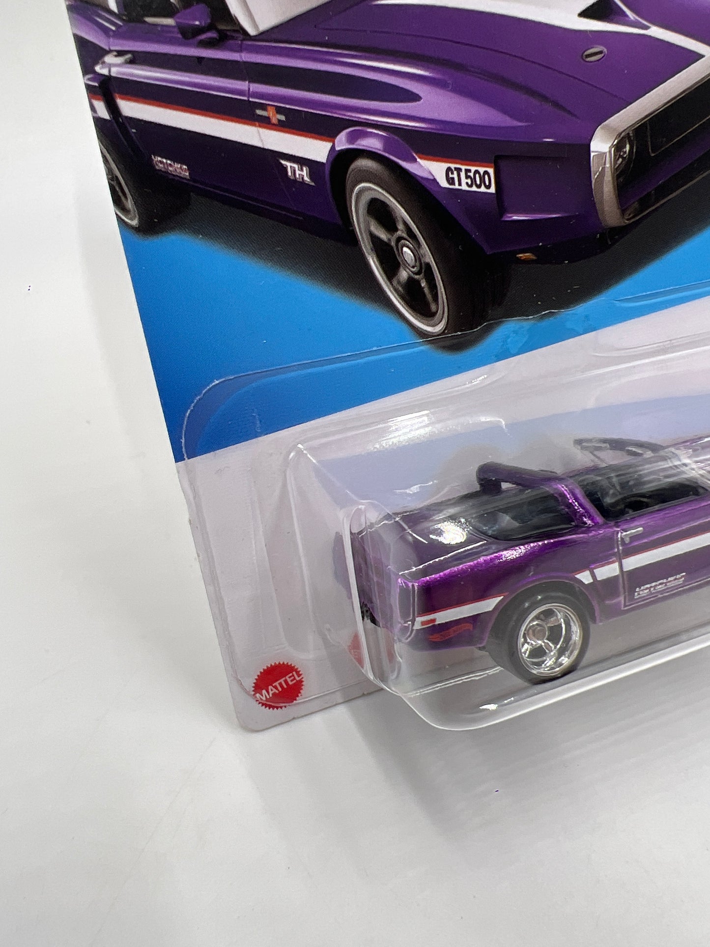 2023 Hot Wheels Super Treasure Hunt #195 69 Shelby GT-500 Purple W/Protector