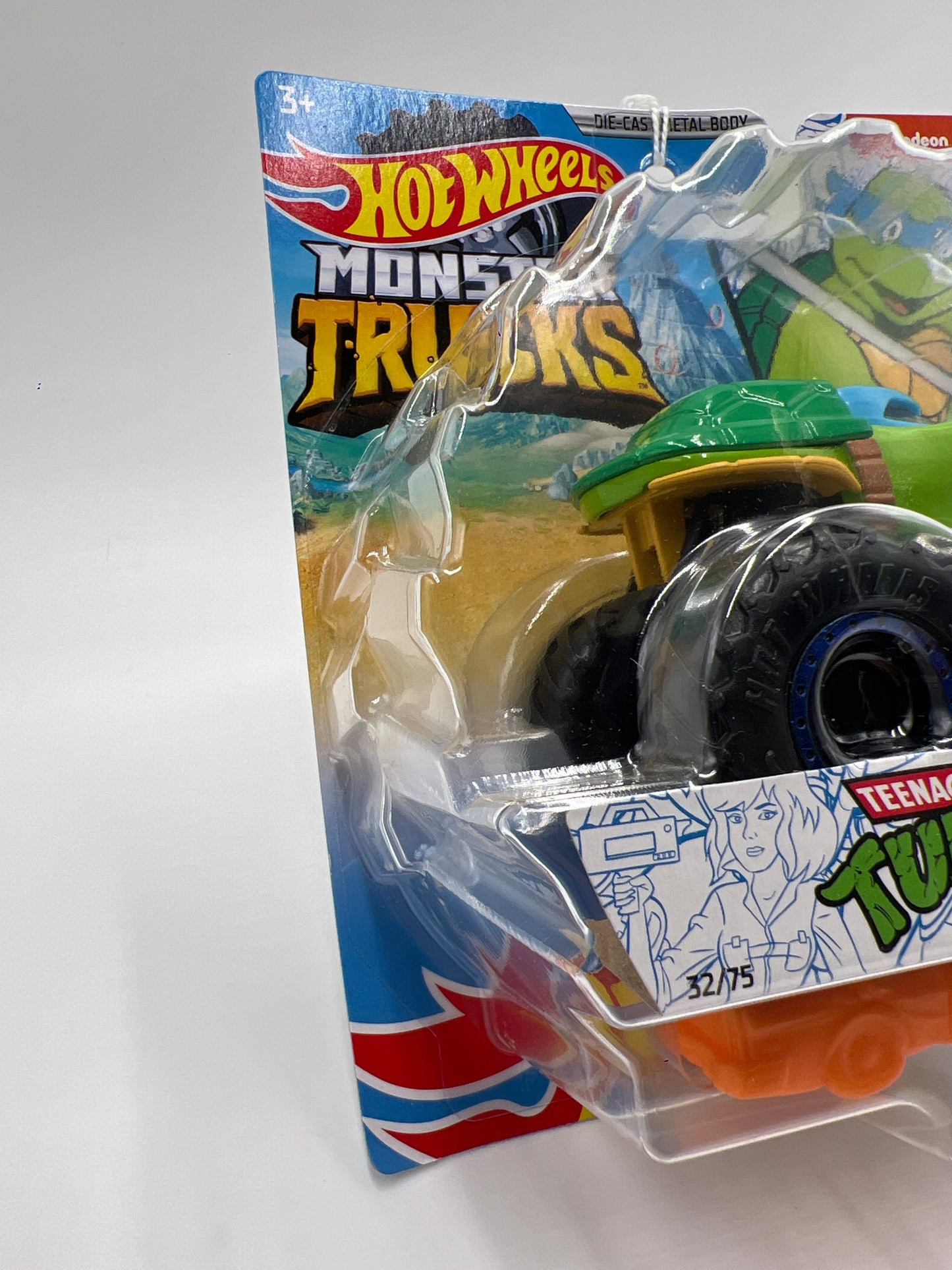 Hot Wheels Monster Trucks Teenage Mutant Ninja Turtles #32 Leonardo 124C