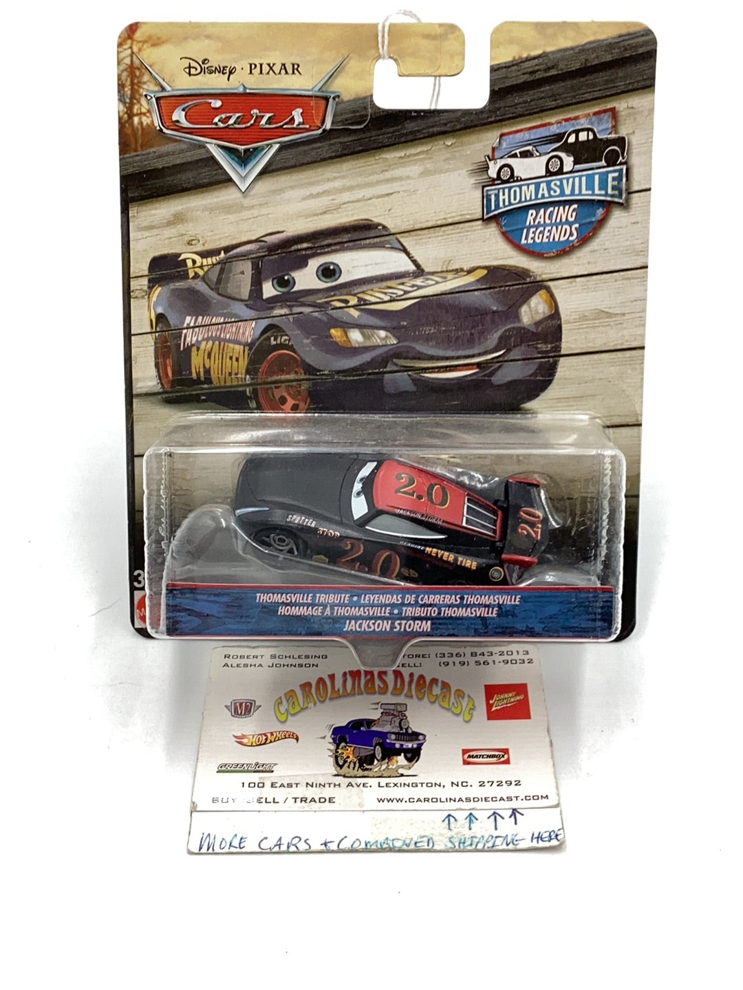 Disney Pixar Cars Thomasville Racing Jackson Storm 139D