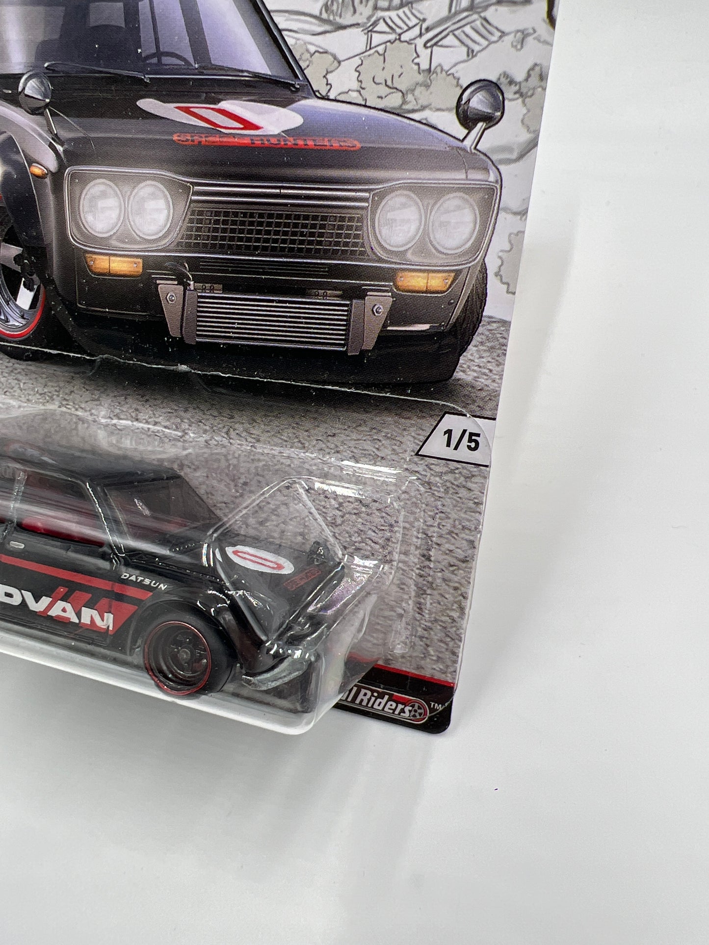 Hot Wheels Car Culture Japan Historics 1 #1 71 Datsun 510 Wagon Advan Smooth Grille W/Protector