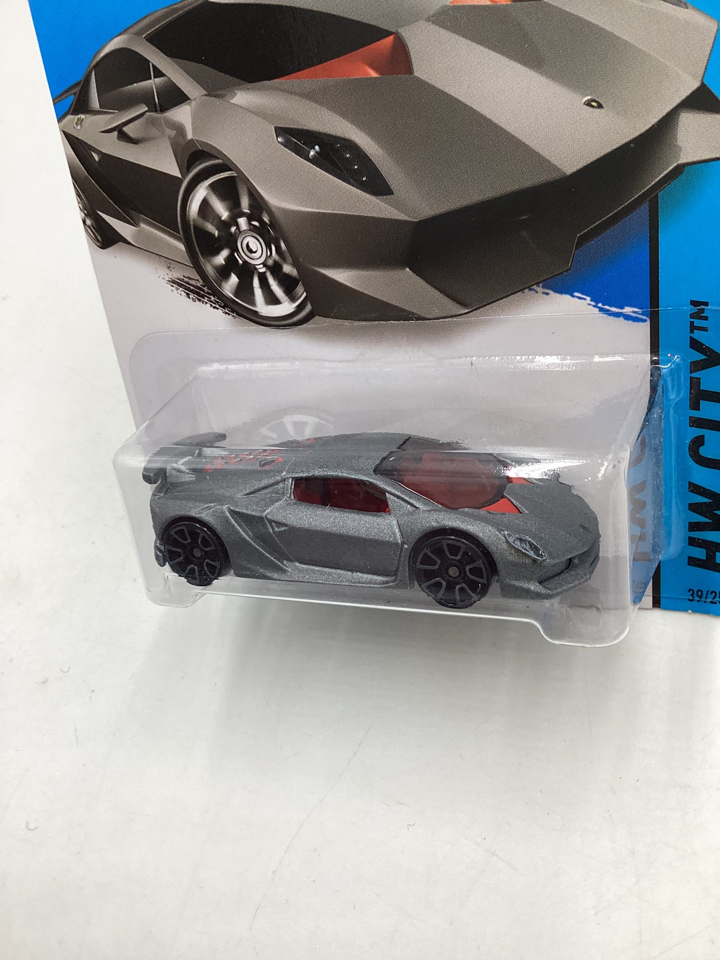 2014 Hot Wheels #39 Lamborghini Sesto Elemento Gray Need for Speed 102B