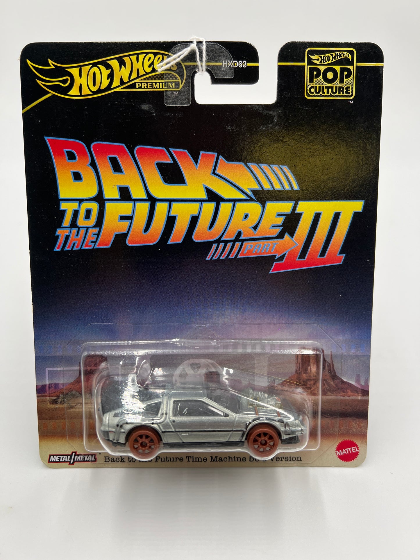 2024 Hot Wheels Pop Culture Back To The Future Part III BTTF Time Machine 50s Version Silver 271E