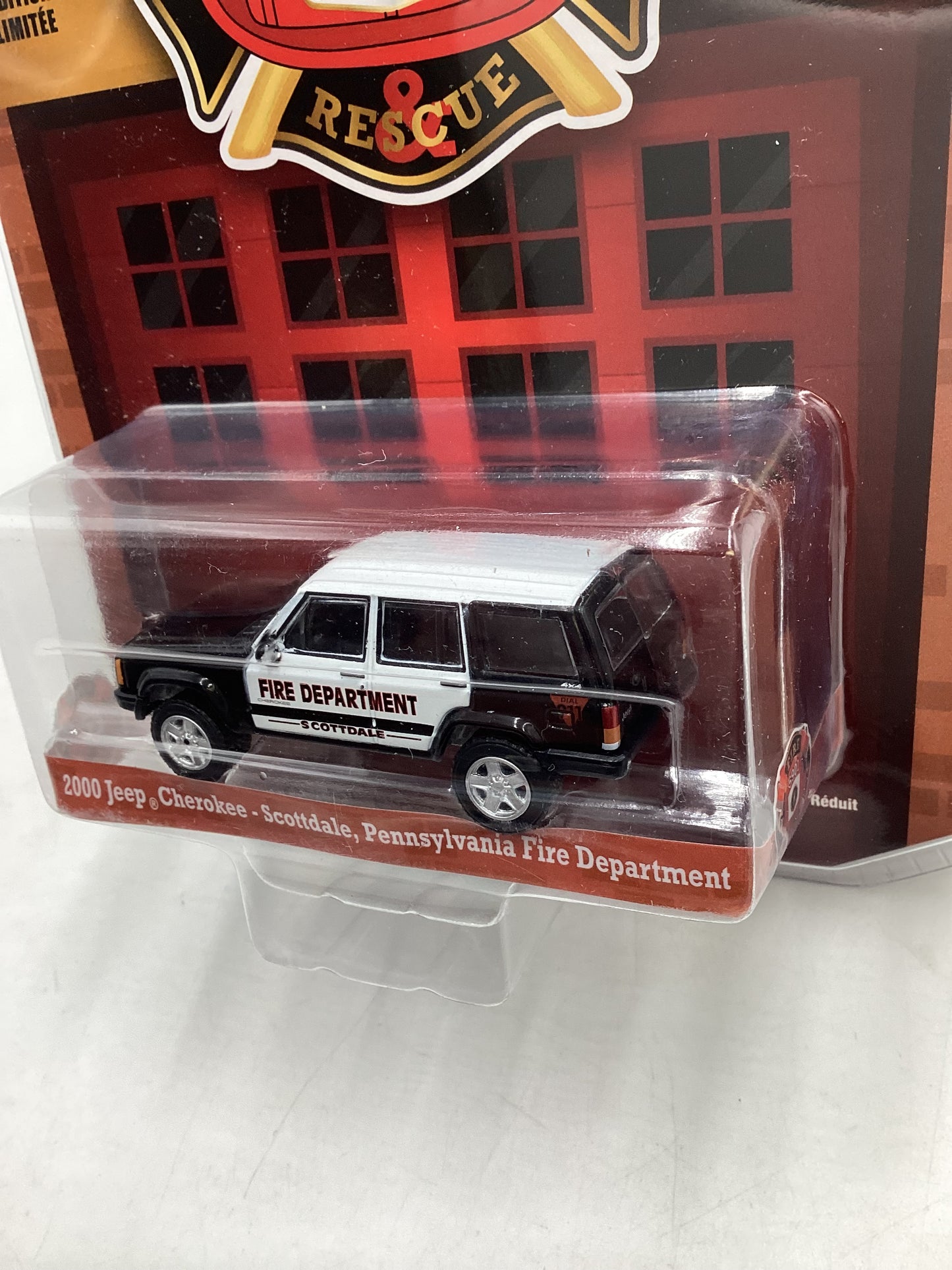 Greenlight Fire and Rescue Series 2 2000 Jeep Cherokee Scottsdale PA Fire Department 178H