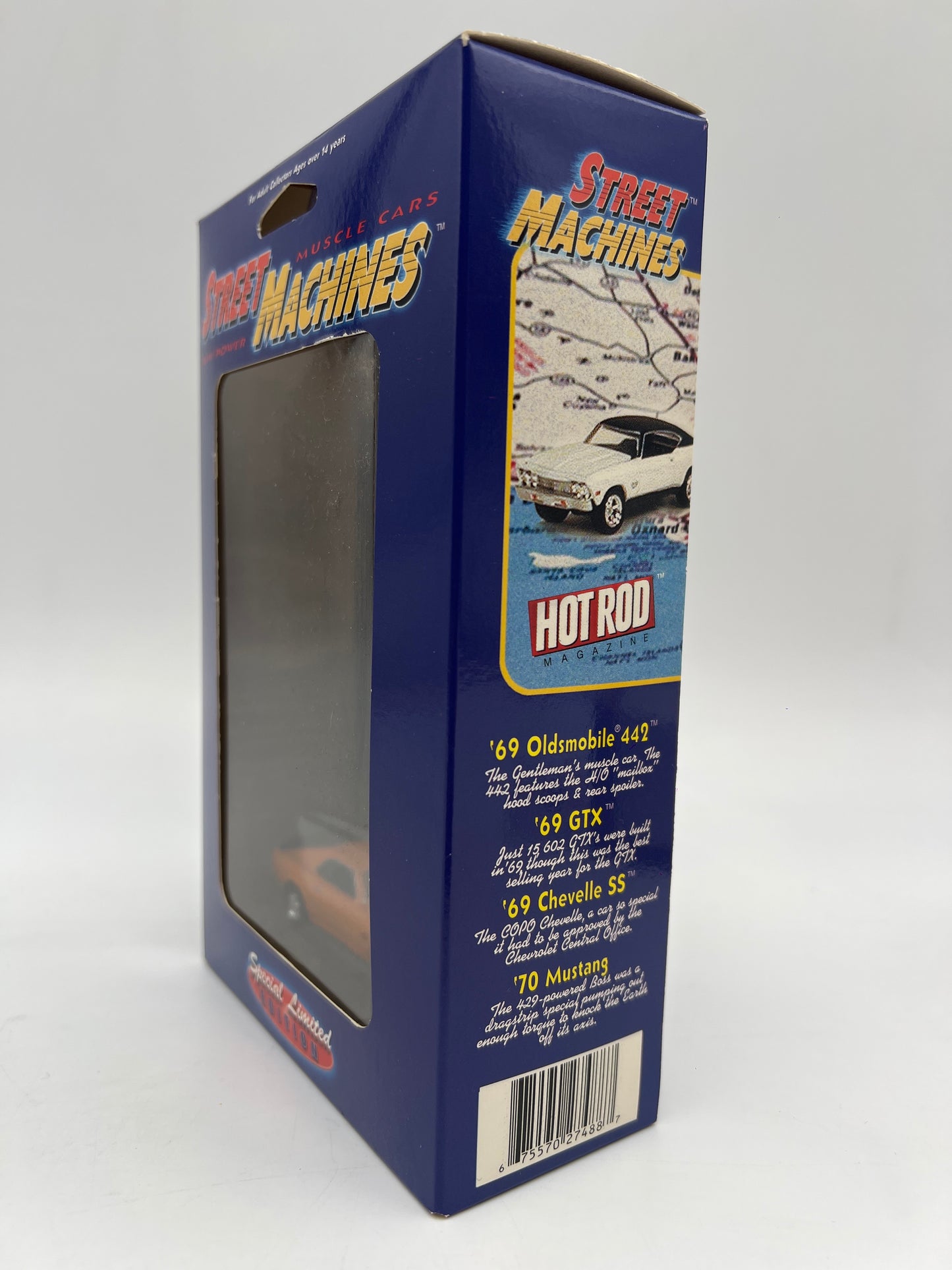Hot Wheels Collectibles Hot Rod Magazine Street Machines 70 Boss Mustang 429 Orange