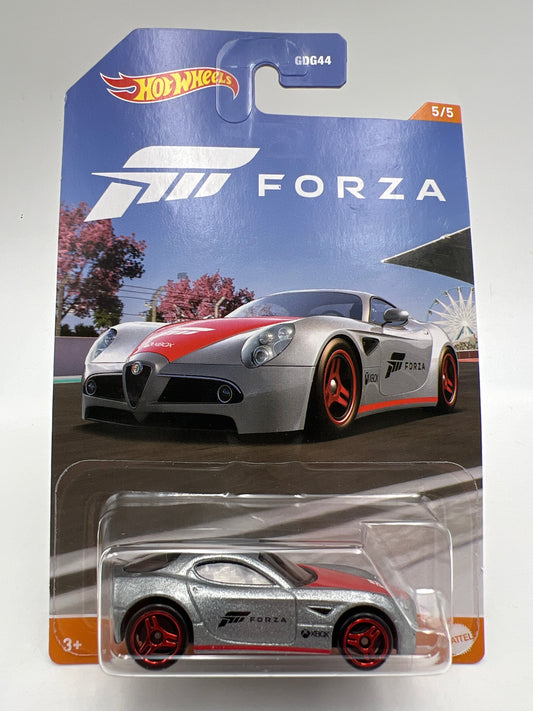 Hot Wheels Forza #5 Alfa Romeo 8C Competizione Silver 166i