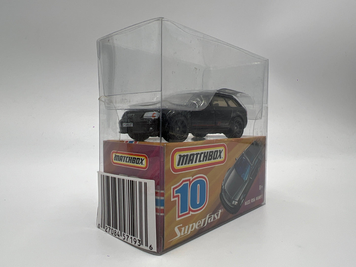 Matchbox Superfast #10 Audi RS6 Avant Black W/Gray Wheels