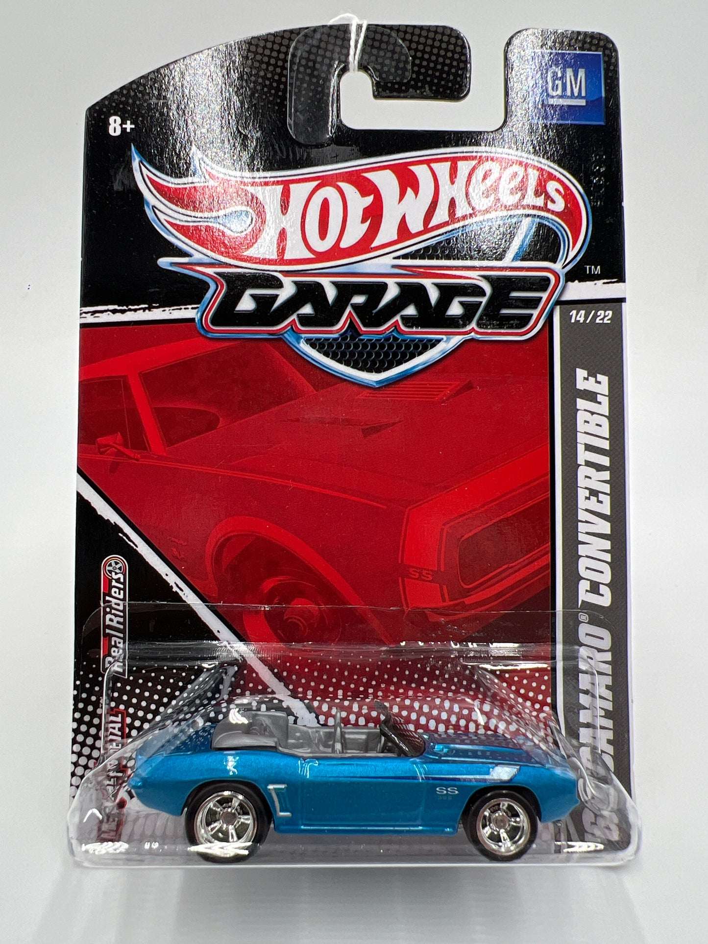 Hot Wheels Premium Garage Series #14 69 Camaro Convertible Blue