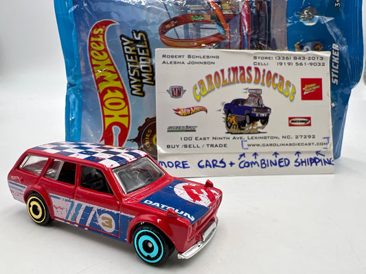 2019 Hot Wheels Mystery Models Series 3 #3 Chase 71 Datsun Bluebird 510 Wagon Red